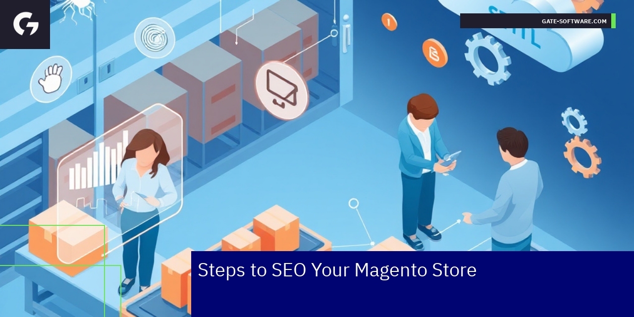Magento store SEO optimization workflow diagram