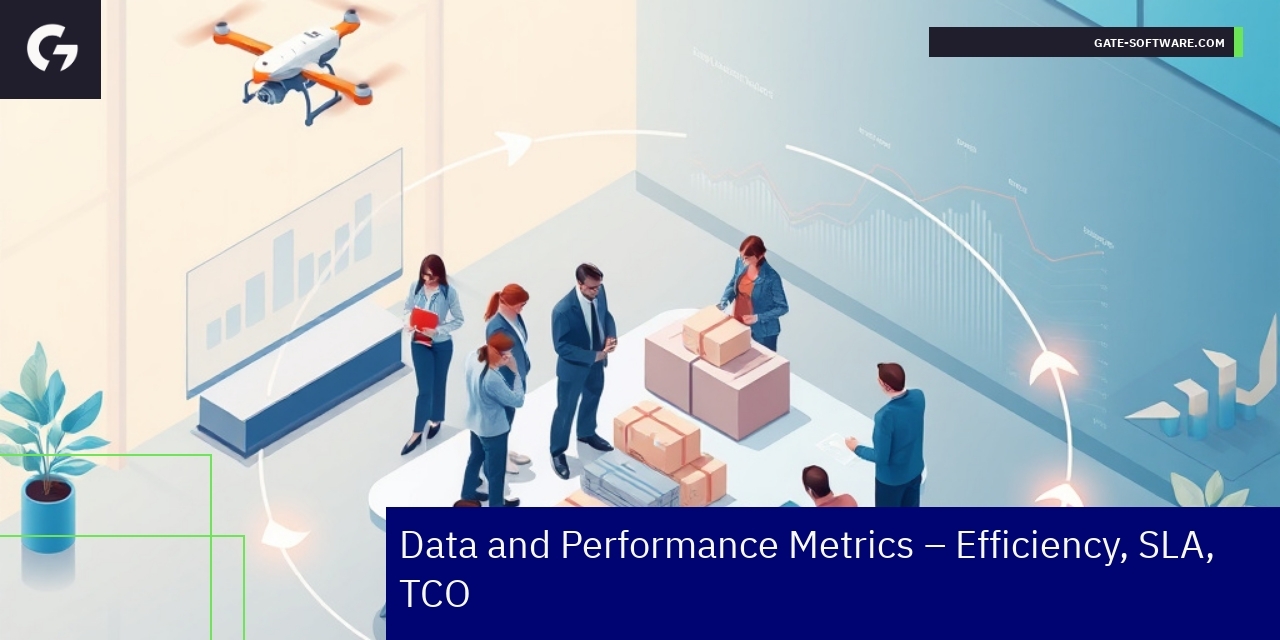 Gate-Software UiR Operational Metrics Overview Chart showing UiR project metrics and performance rates