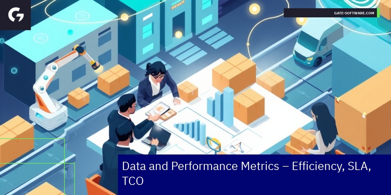 Gate-Software B2B Project Efficiency Metrics Graph showing B2B project efficiency statistics
