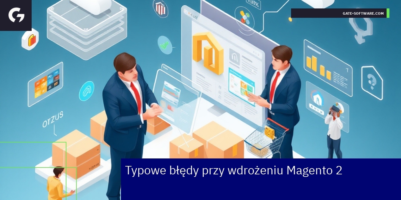 Typowe błędy i rekomendacje wdrożenia Magento 2 B2B Schemat błędów wdrożenia Magento 2 w B2B