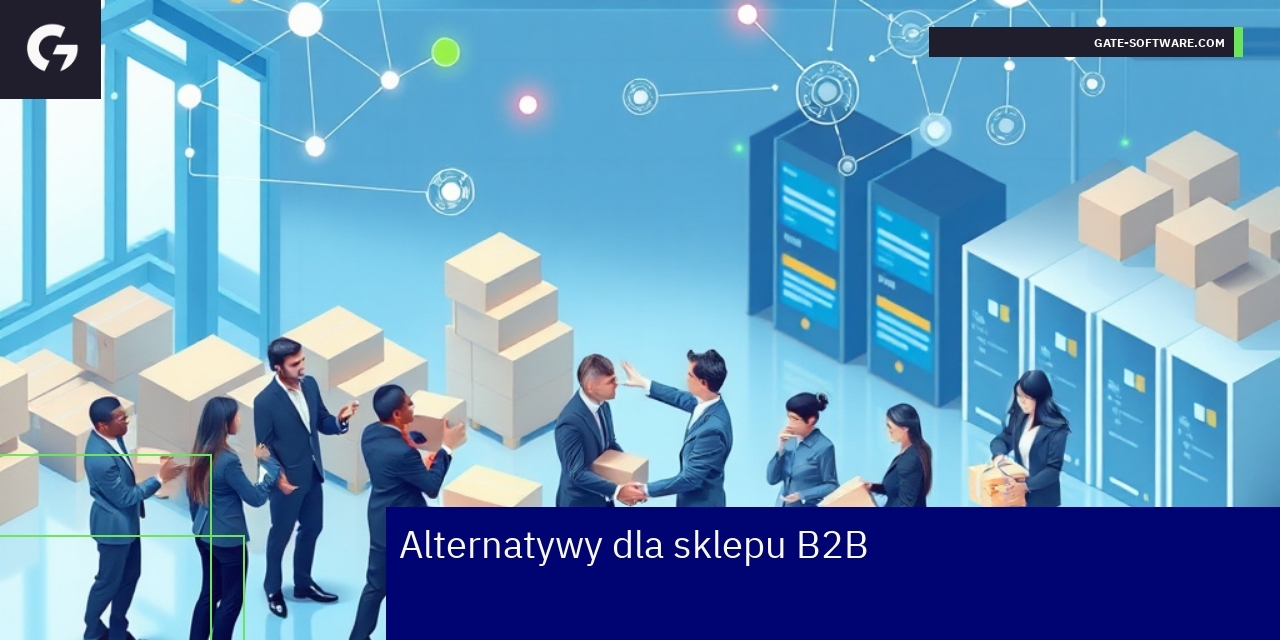 Alternatywne modele sprzedaży w ecommerce B2B Schemat alternatywnych modeli sprzedaży B2B