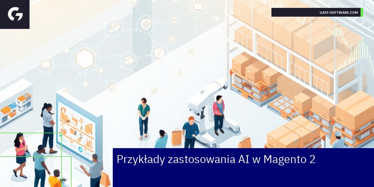 Schemat użycia AI w platformie Magento 2