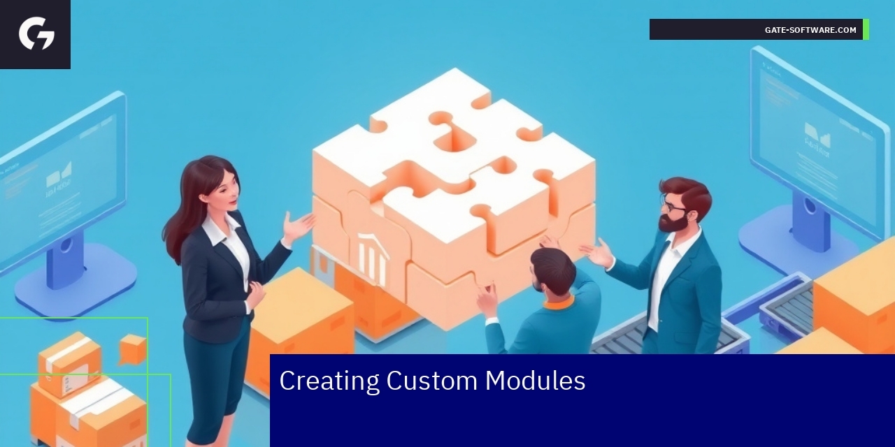 Custom Magento 2 Modules for B2B Personalization Magento 2 interface showing custom module options