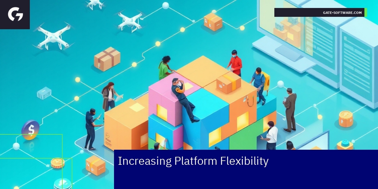 Diagram showing platform flexibility and modules