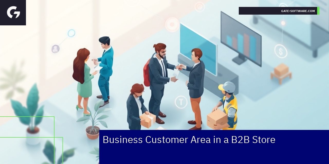 Diagram of B2B store accounts and pricing strategies