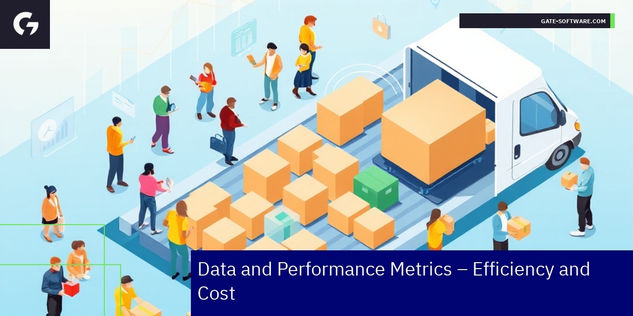 UiR Data and Performance Metrics Summary Graph showing ecommerce efficiency and metrics