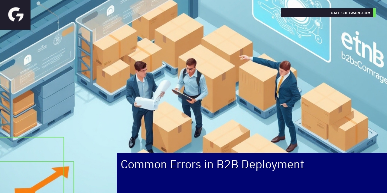 Illustration of Magento 2 B2B deployment process and error prevention
