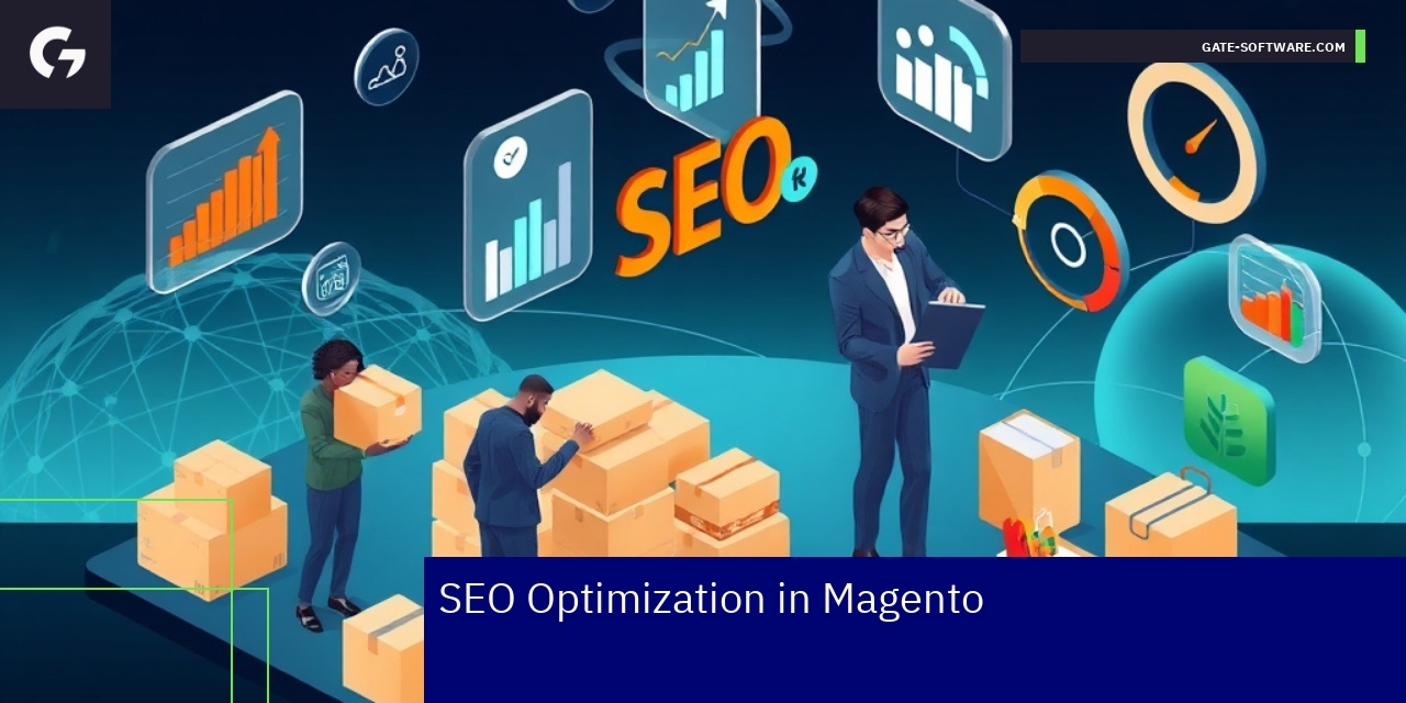 Magento store showing SEO improvements and performance