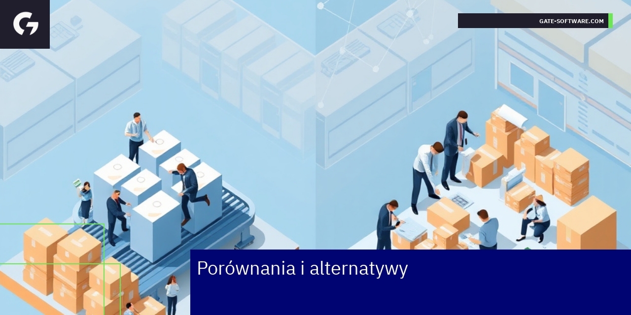 Porównanie rozwiązań B2B w e-commerce i Magento 2 Grafika przedstawiająca porównanie modułów i platform e-commerce