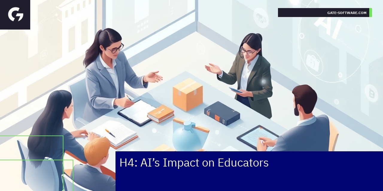 Educators using AI tools for personalized learning