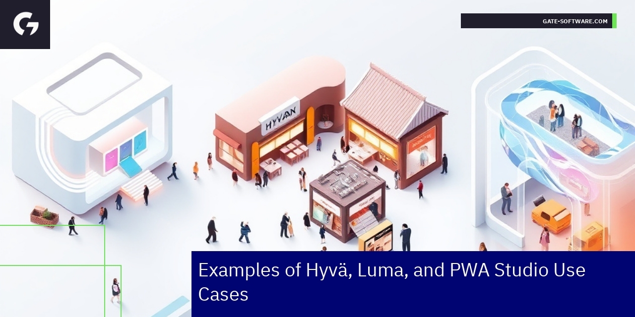 Hyvä, Luma and PWA Studio Use Cases Overview Comparison chart of Magento frontend options