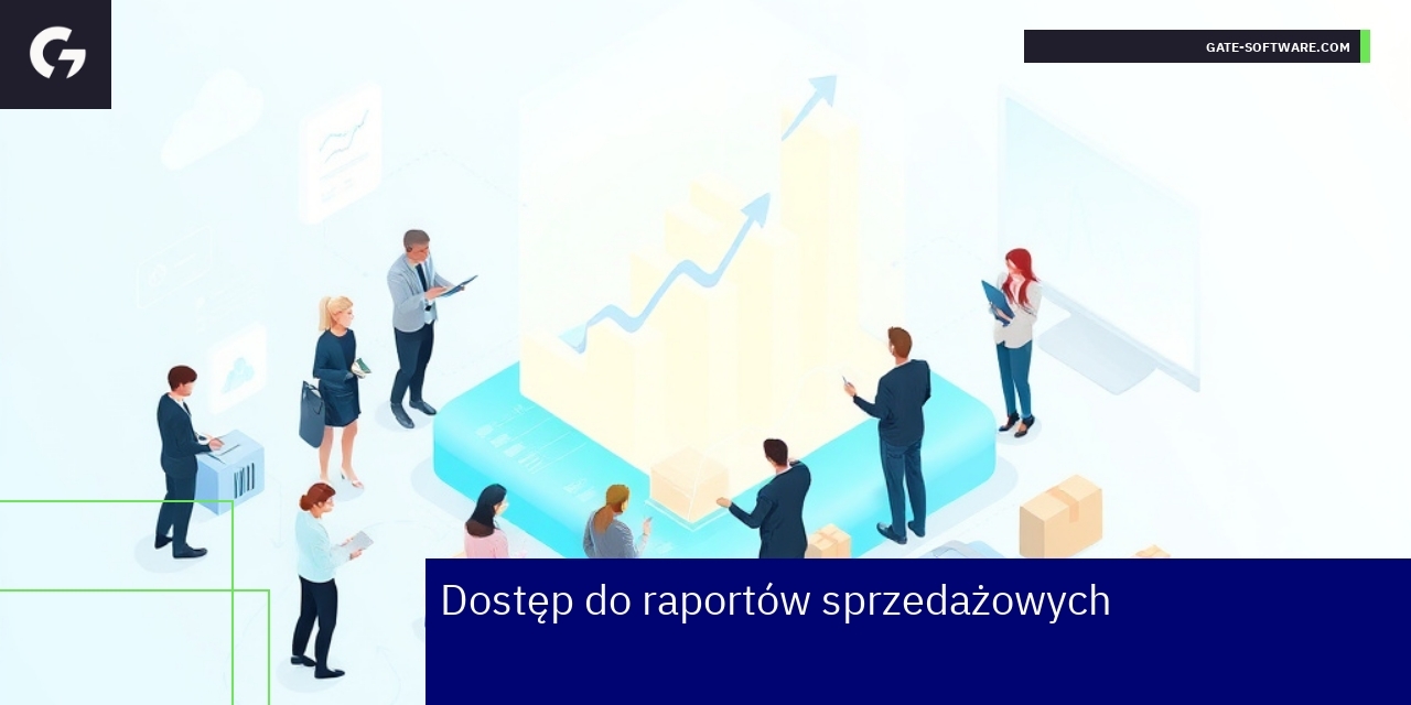 Wykresy i dane raportów sprzedażowych na ekranie