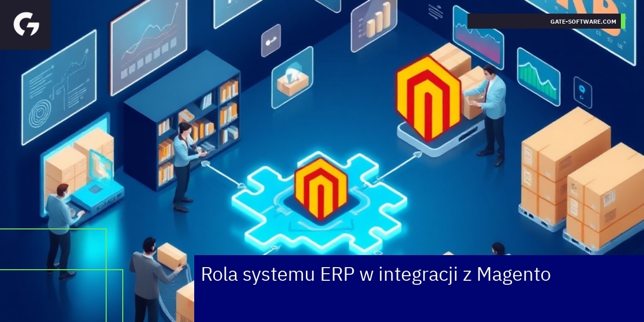 Schemat integracji ERP z Magento dla sklepu internetowego