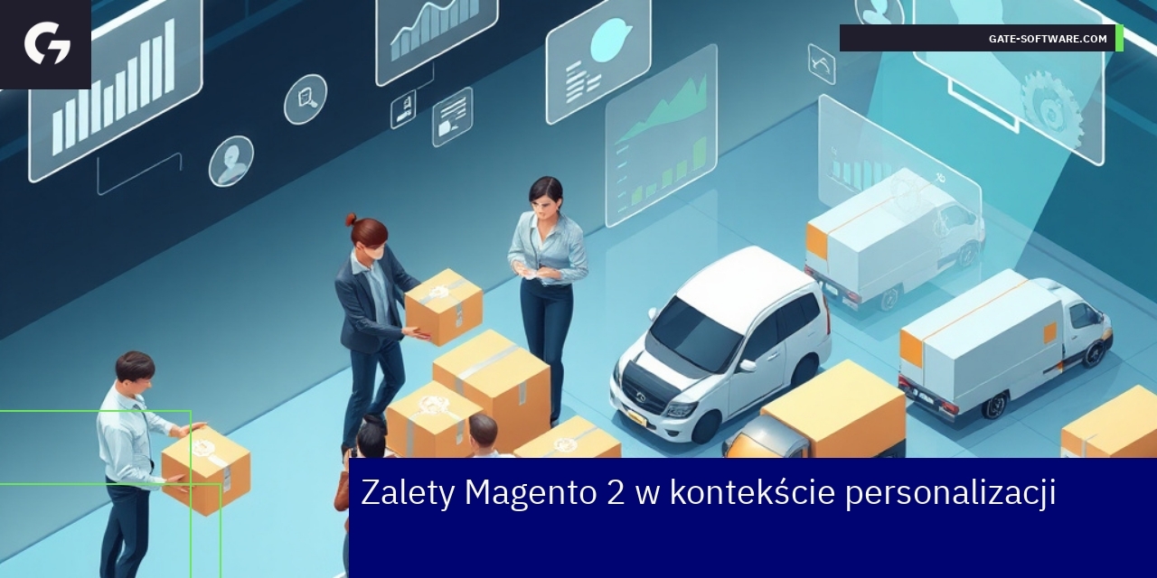 Interfejs platformy Magento z personalizacją oferty