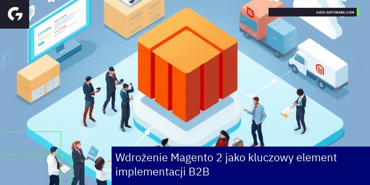 Schemat wdrożenia Magento 2 dla biznesu B2B
