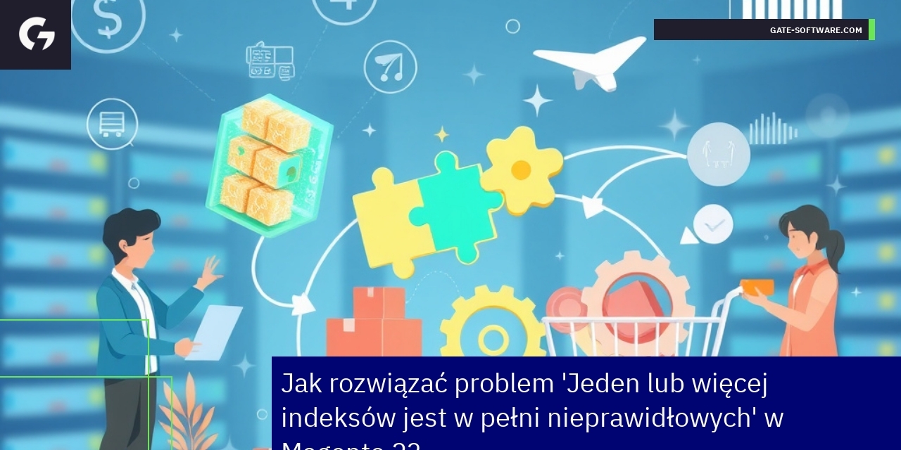 Diagram naprawy indeksów i optymalizacji UX w Magento 2