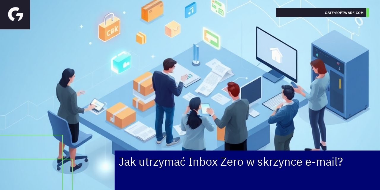 Schemat zarządzania skrzynką e-mail Inbox Zero