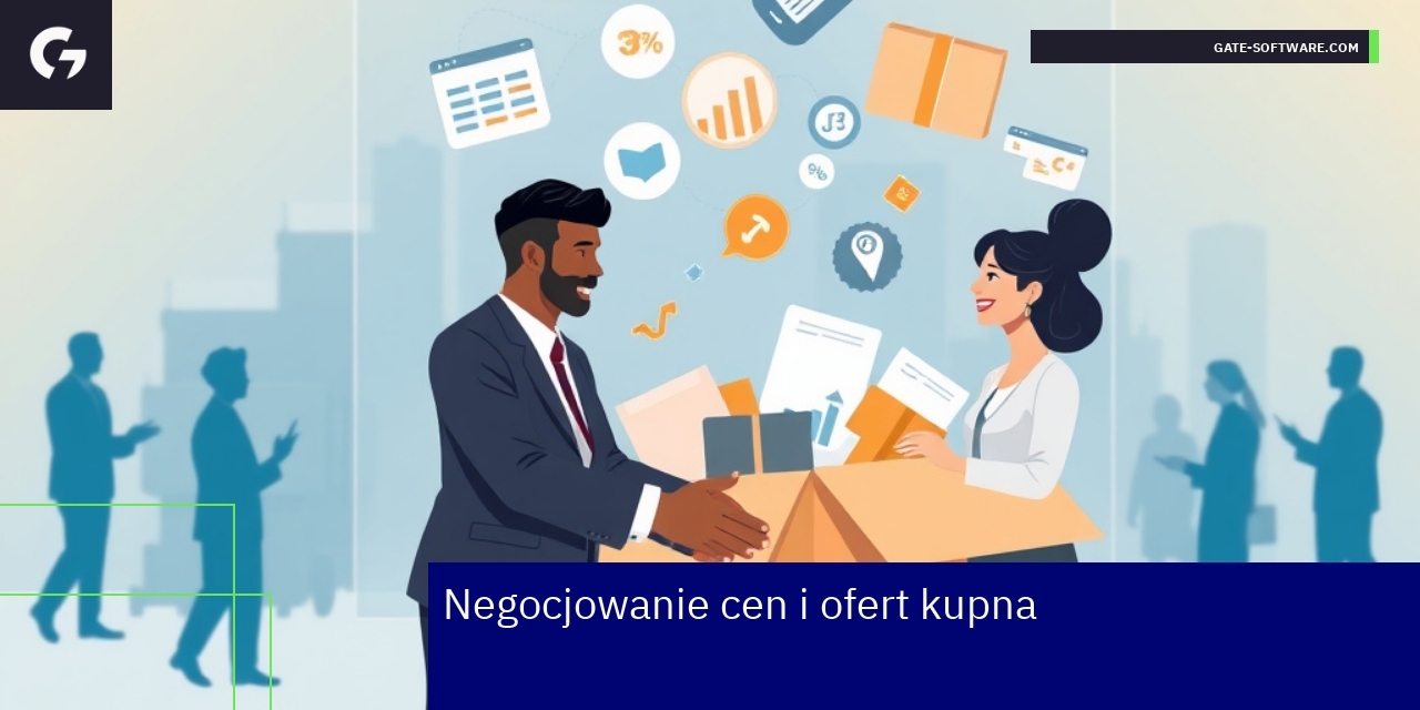 Negocjacje cen i ofert w systemach ecommerce B2B Grafika przedstawiająca proces negocjacji w B2B