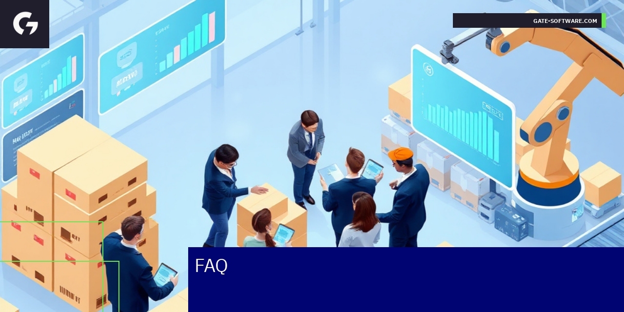 Illustration of B2B store operations and automation