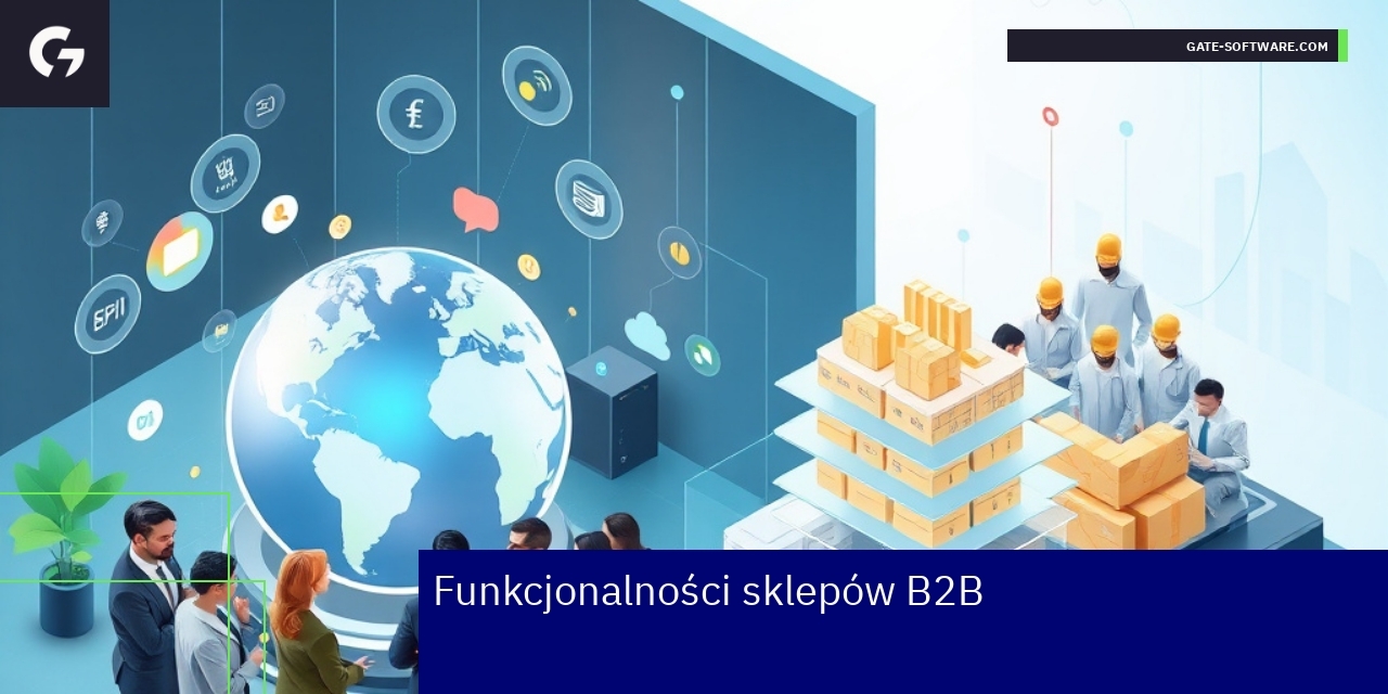 Kluczowe funkcjonalności sklepów B2B Schemat funkcjonalności platformy B2B