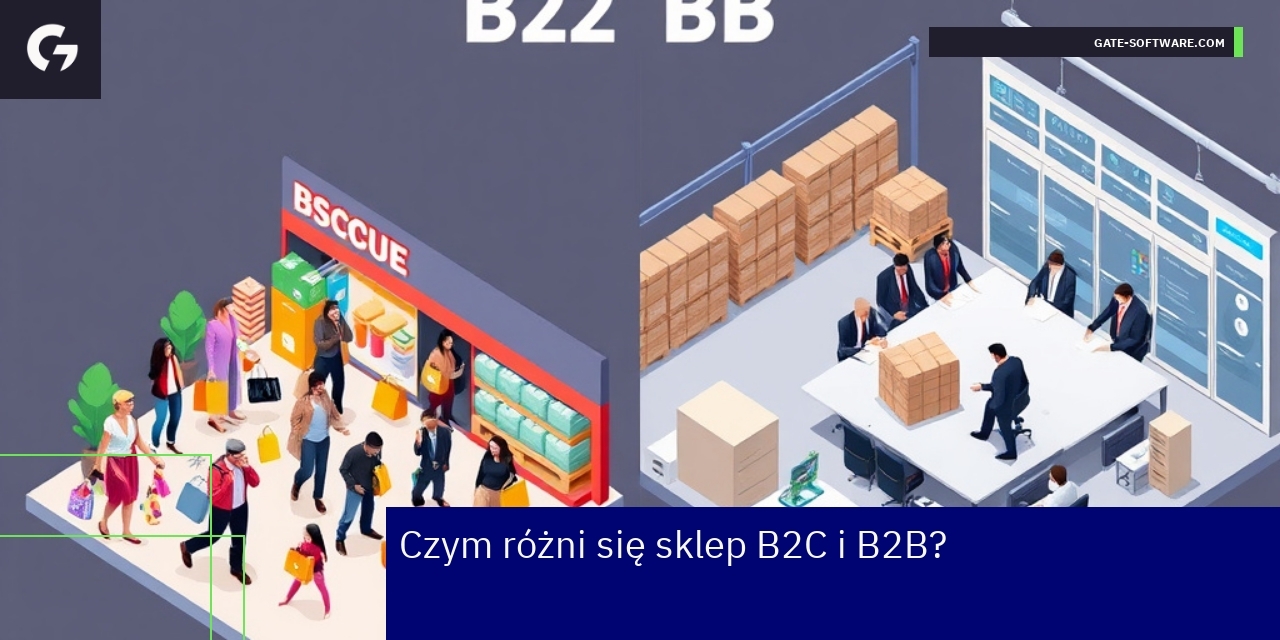 Porównanie sklepu B2C i platformy B2B