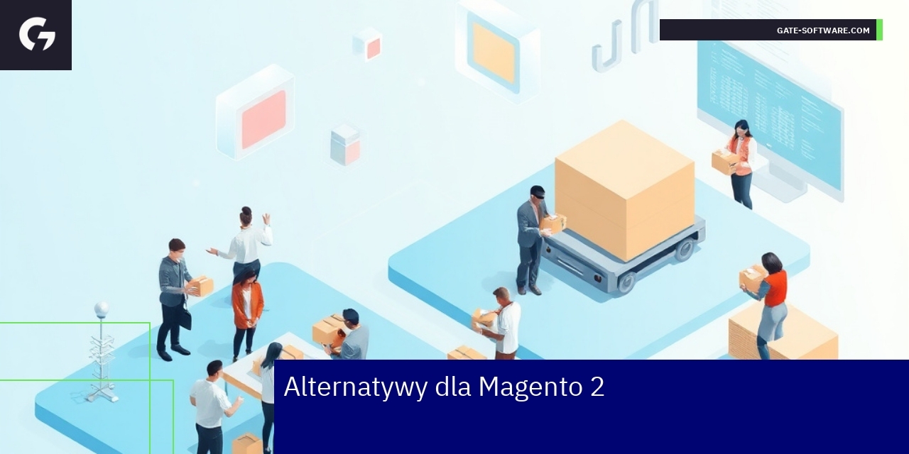 Alternatywy dla Magento 2 i ich porównanie Logo WooCommerce Shopify PrestaShop Magento i Hyva