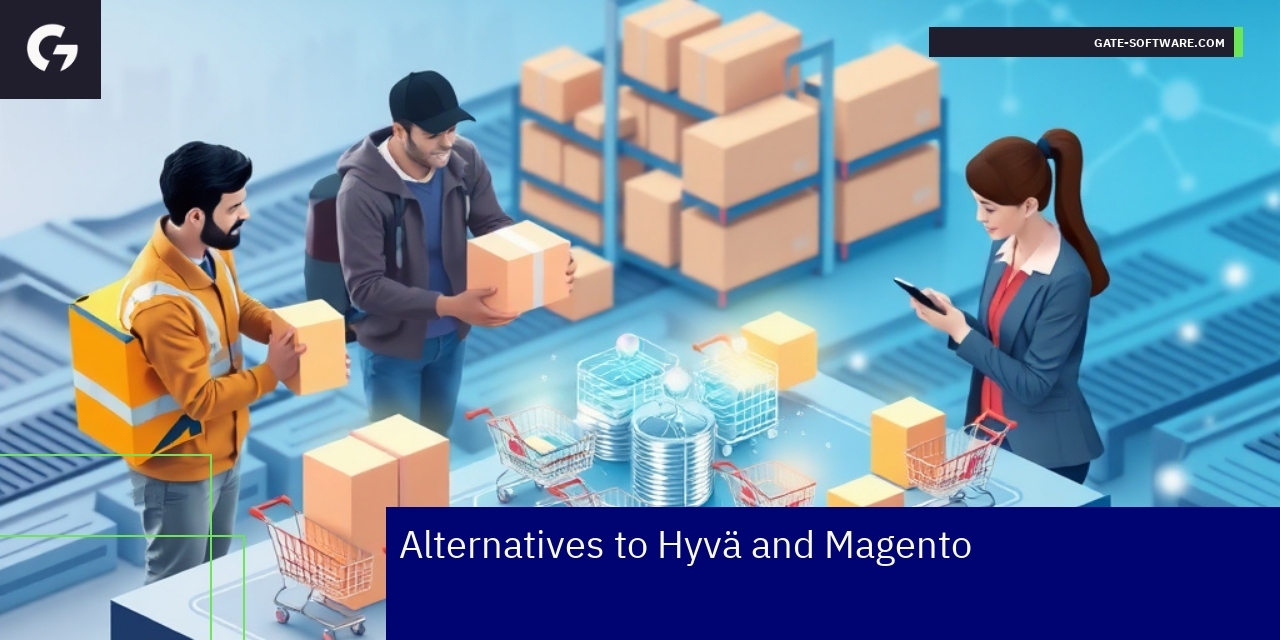 Graph comparing eCommerce platform options and features