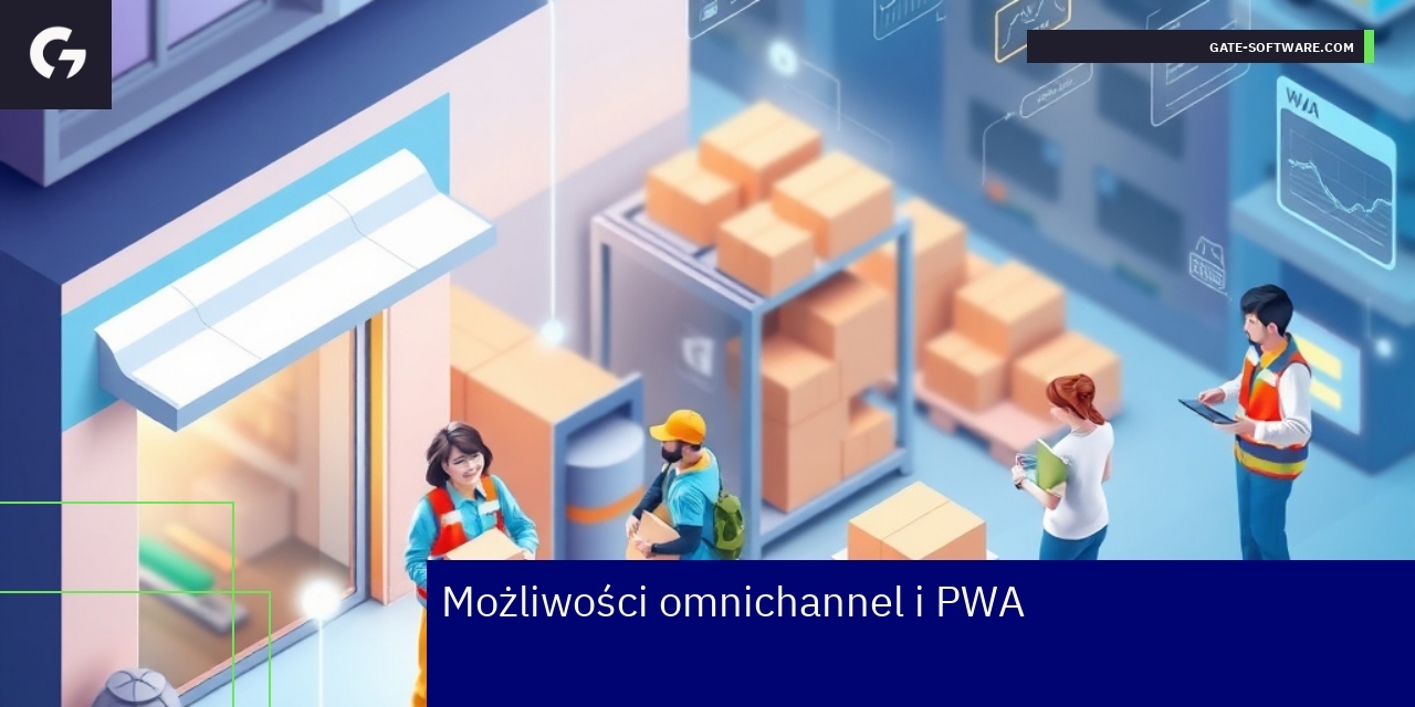 Schemat integracji kanałów sprzedaży i PWA