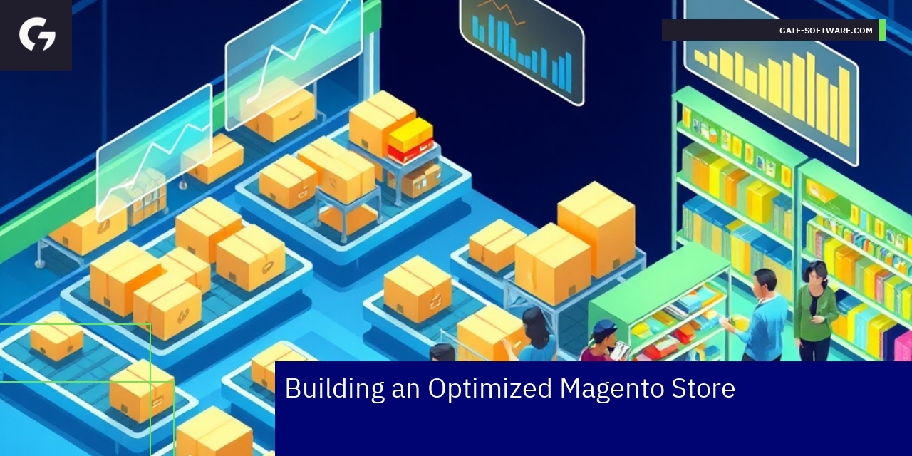 Graph showing Magento store optimization process