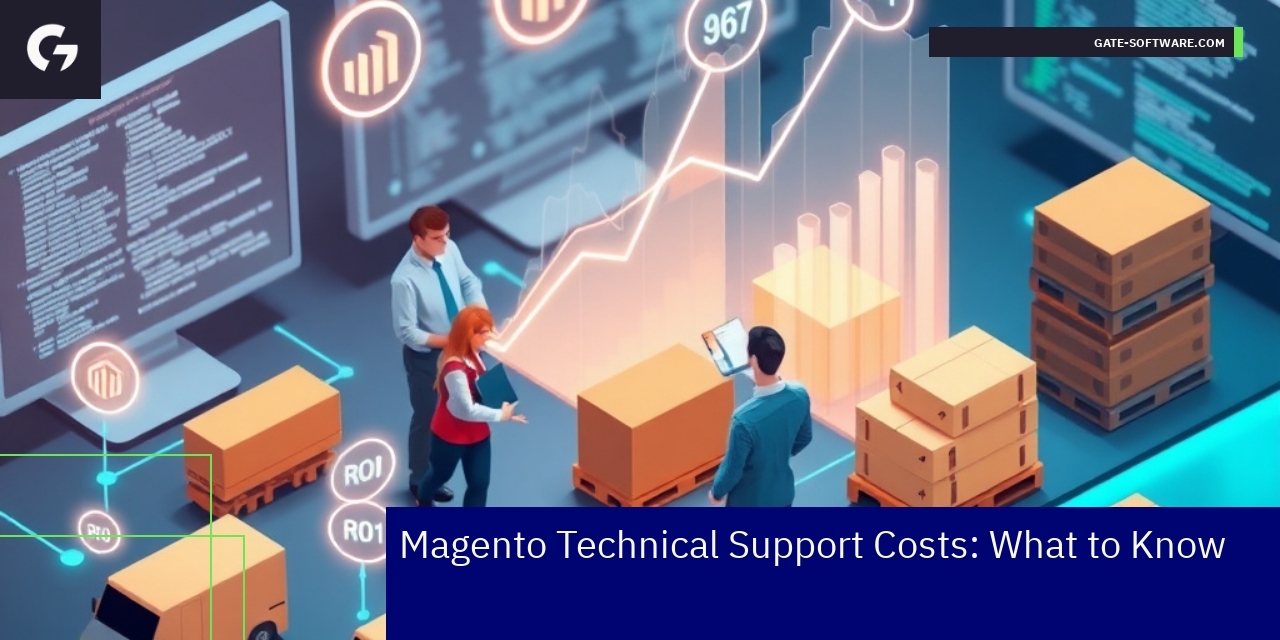 Diagram showing Magento support costs impact