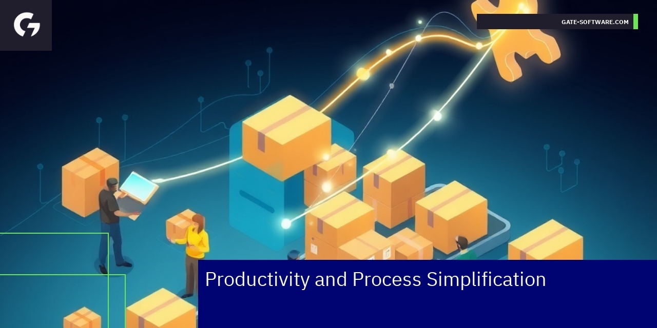Workflow diagrams showing streamlined and simplified processes