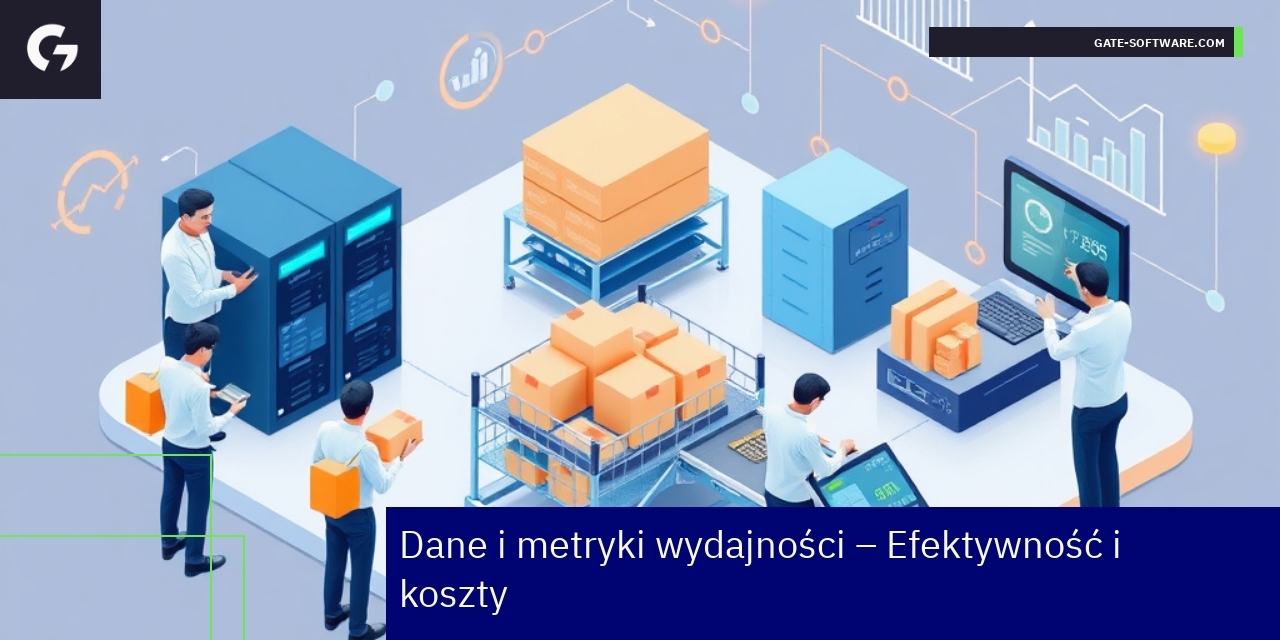 Kluczowe metryki efektywności w eCommerce Magento Wykresy i ikony reprezentujące metryki eCommerce