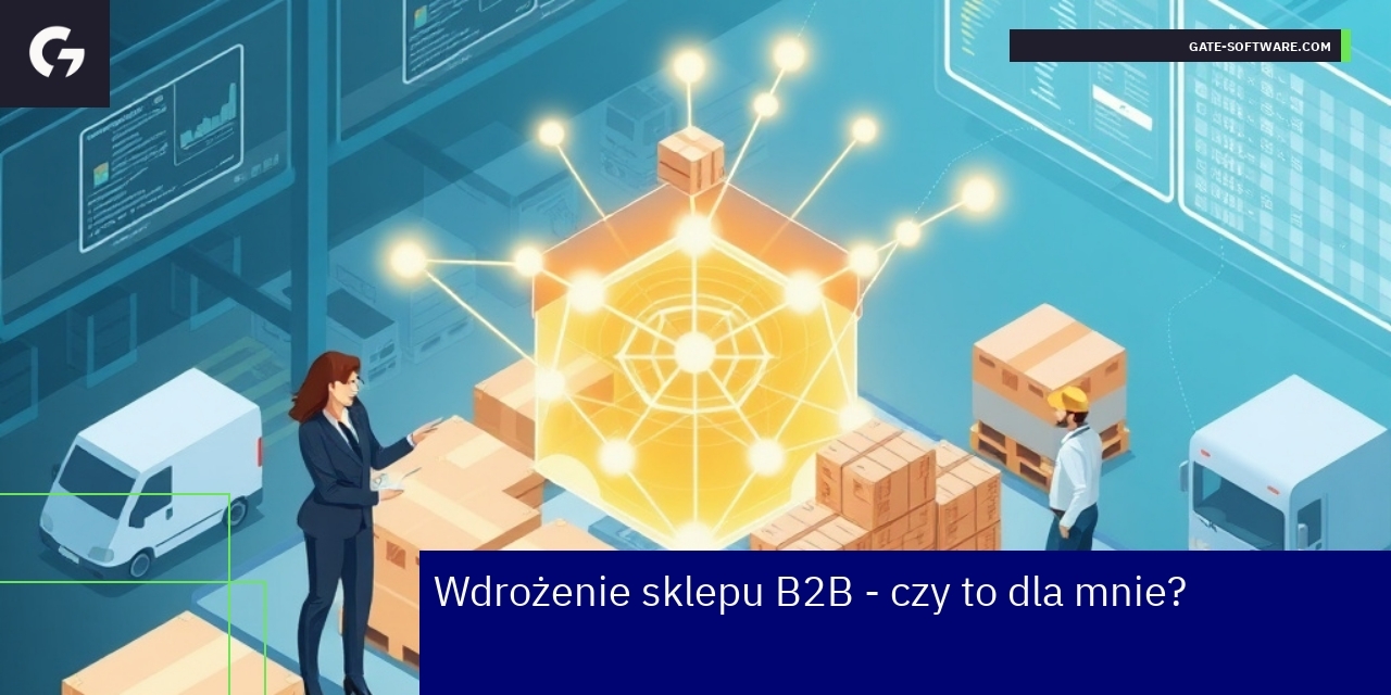 Schemat wdrożenia sklepu B2B i integracji systemów