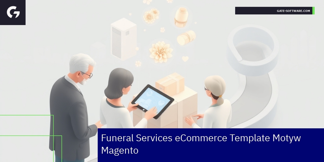 Ecommerce UX i integracje w Funeral Services Schemat ecommerce i integracji w usługach funeralnych