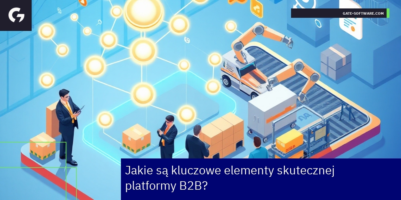 Kluczowe elementy skutecznej platformy B2B Schemat automatyzacji i personalizacji na platformie B2B