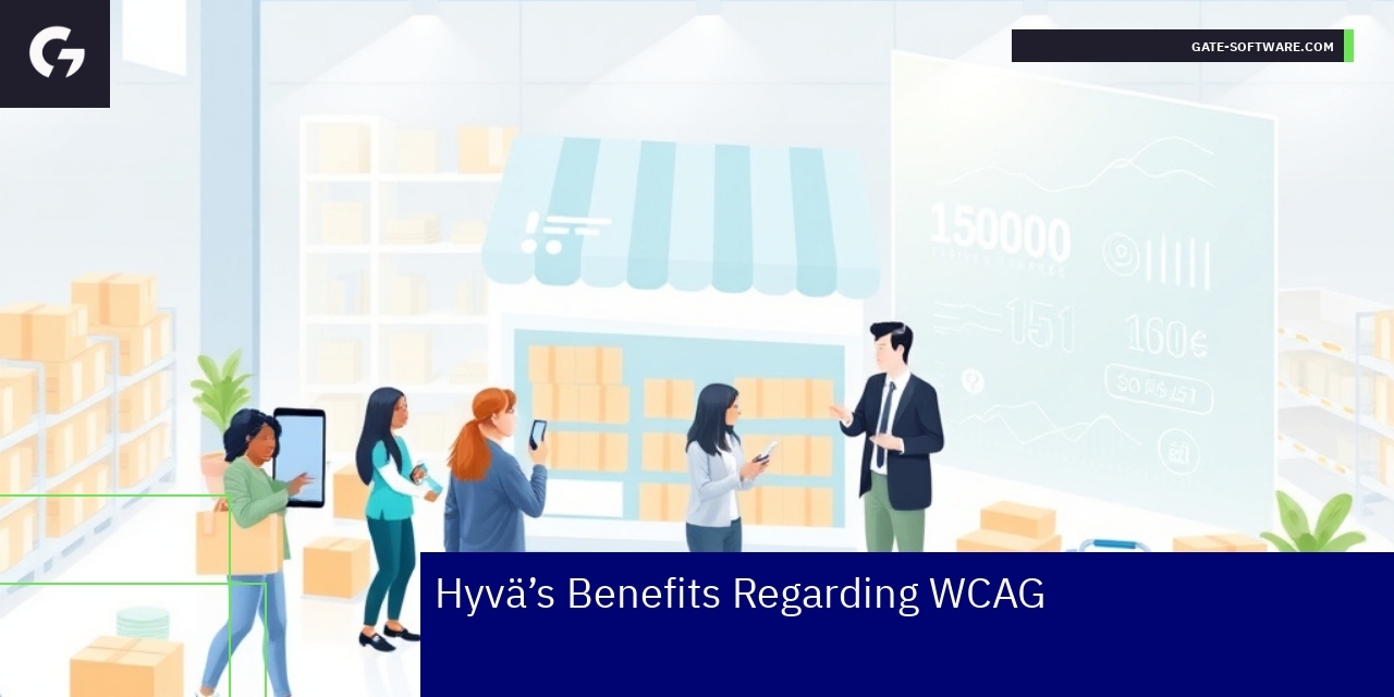 Illustration of Hyvä improving accessibility and speed