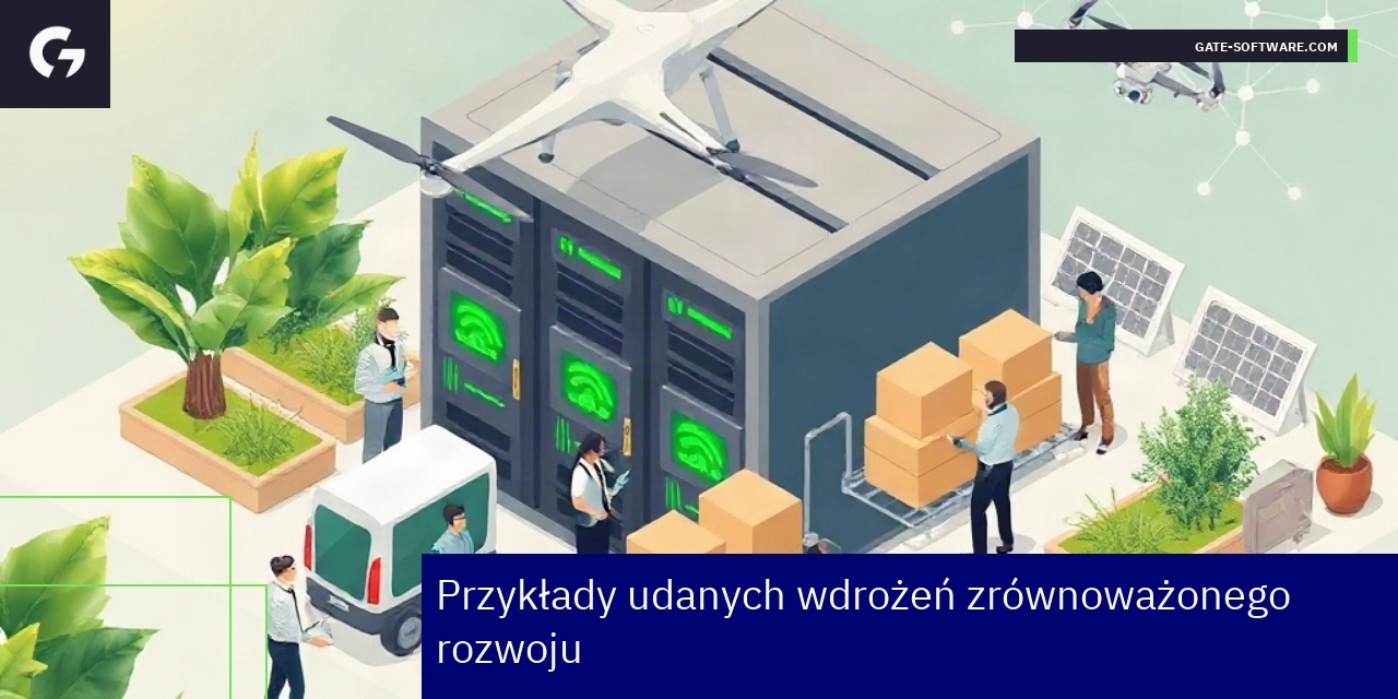 Schemat technologii i zrównoważonego rozwoju IT