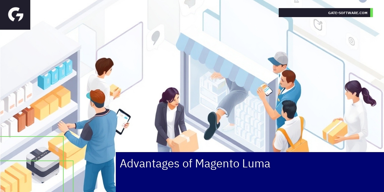 Magento Luma theme features on various devices