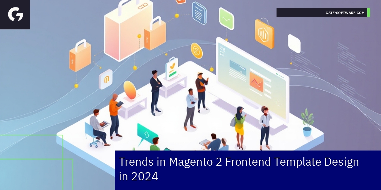 Magento frontend design with Hyva theme elements