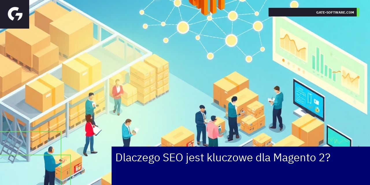 Schemat ilustrujący wpływ SEO na Magento 2