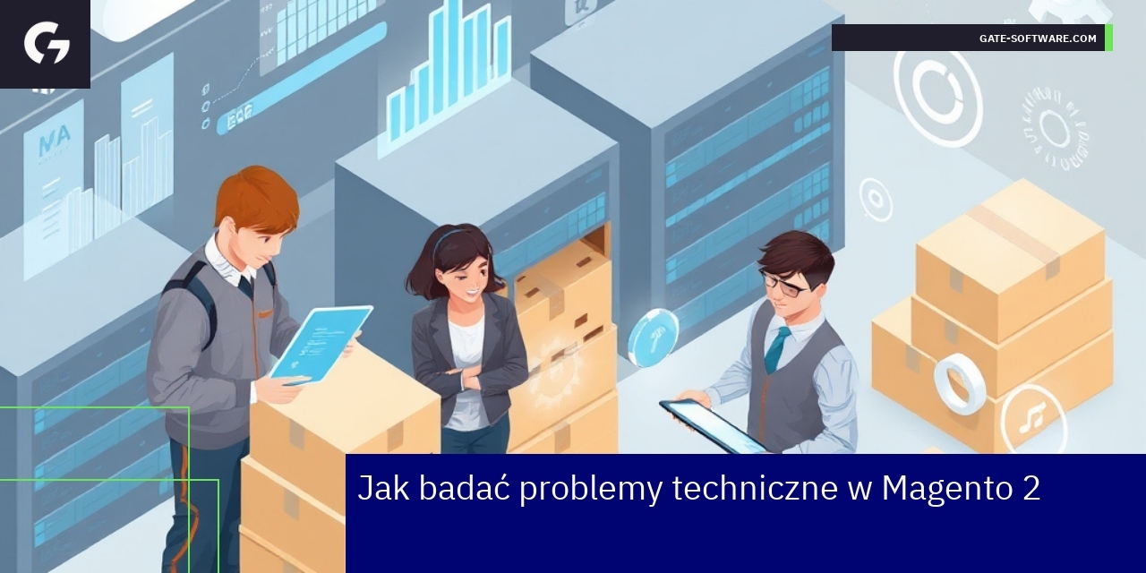 Badanie problemów technicznych w Magento 2 B2B Schemat analizy problemów technicznych Magento 2