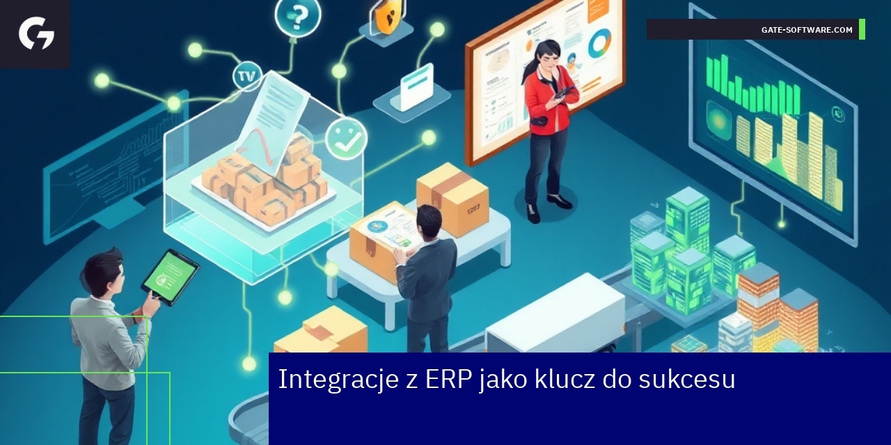 Schemat połączenia systemu ERP z Magento B2B