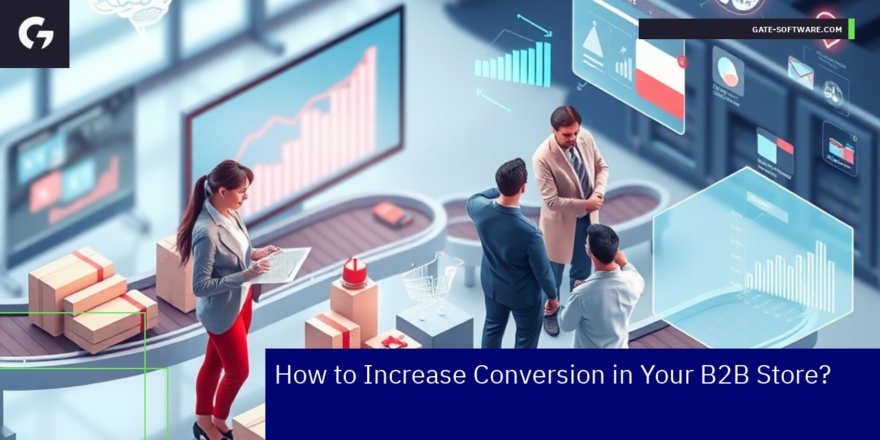 Graph showing B2B store conversion strategies effectiveness