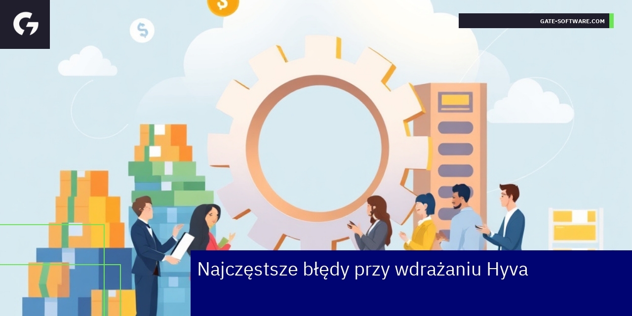 Schemat ilustrujący błędy wdrożeniowe Hyva
