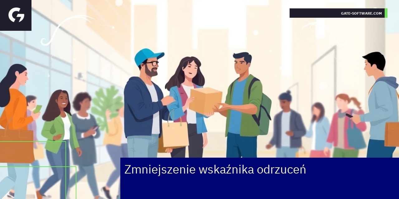 Wykresy i statystyki dotyczące wskaźnika odrzuceń