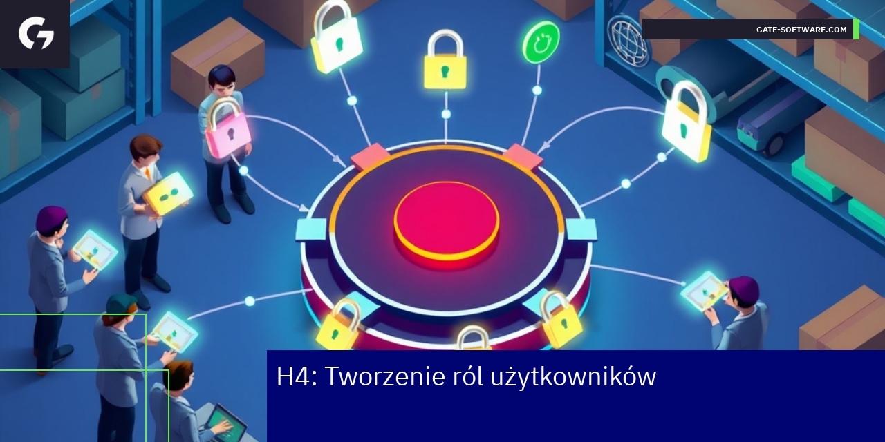 Schemat tworzenia i zarządzania rolami użytkowników