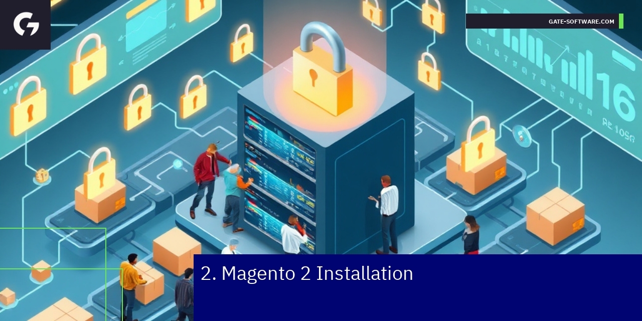 Magento 2 software installation process illustration