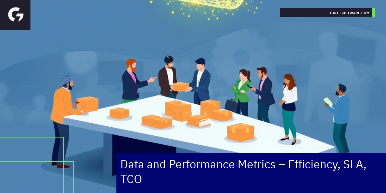 Gate-Software B2B Performance Metrics Overview Graph showing B2B software performance statistics