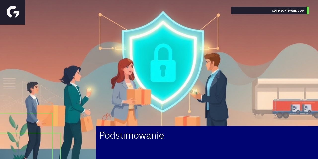 Schemat bezpieczeństwa danych i transakcji B2B