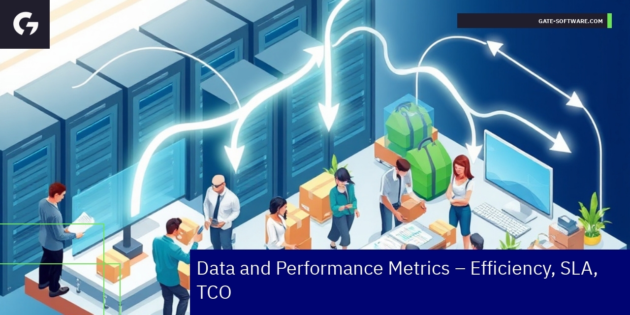 Hyva Implementation Key Performance Metrics Graph showing Hyva project and efficiency statistics